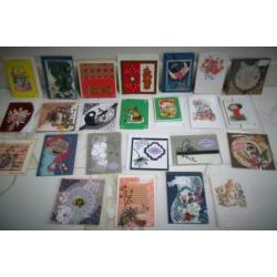 Zelfgemaakte kaarten~11 Cent p.s.~Blanco~Feest~Nieuw Cellofa