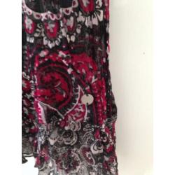 Street One Blouse Grijs Roze Voile Maat 36 S