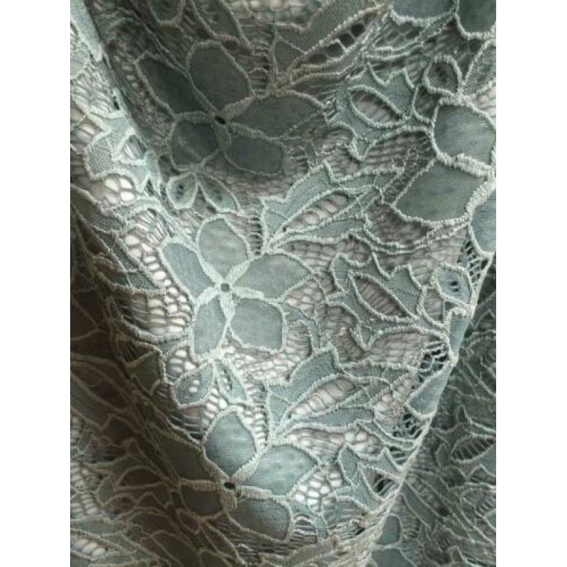 prachtige stretch rok mint groen maat 52 plussize