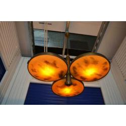 Kolossale ART-DECO schaallamp (130 cm diameter !)