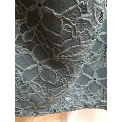 prachtige stretch rok mint groen maat 52 plussize