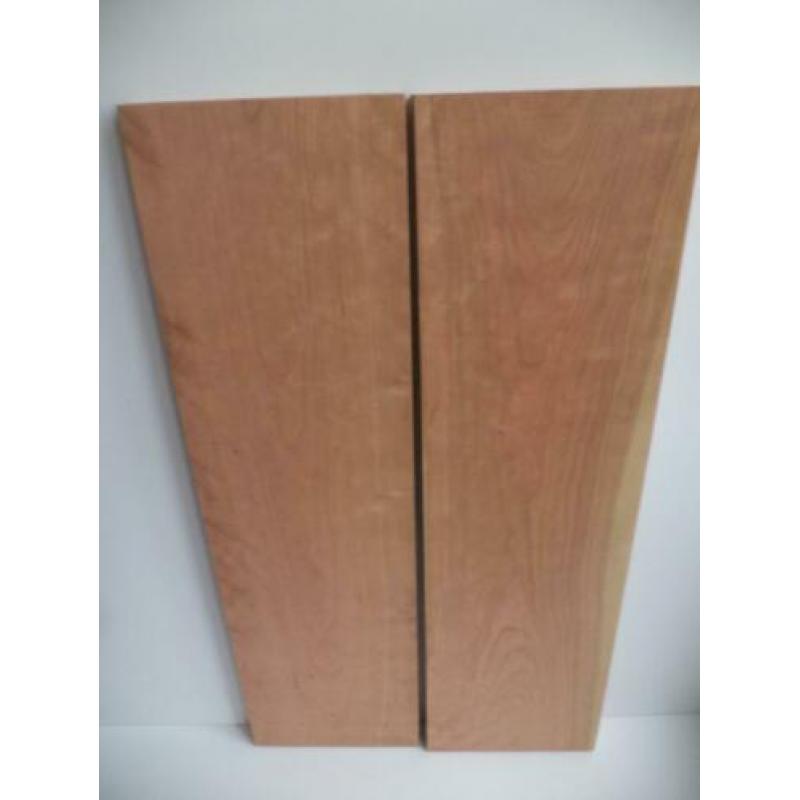 breed massief kersen hout tafelblad wandplank schap 3 cm dik