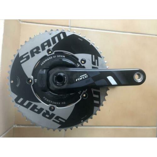 Crank met powermeter spider