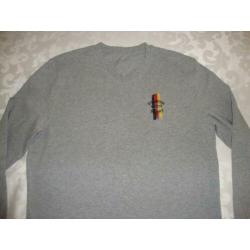 Grijze Strenesse Gabriele Strehle sport longsleeve v hals