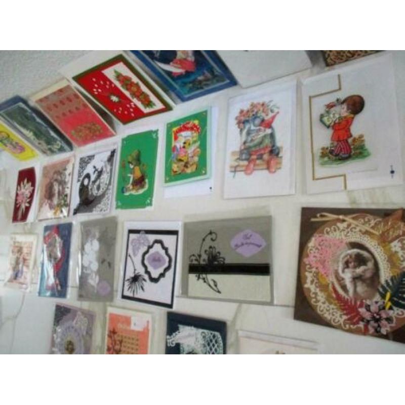 Zelfgemaakte kaarten~11 Cent p.s.~Blanco~Feest~Nieuw Cellofa