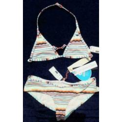 O'NEILL lichtblauw met zoete kleurtjes bikini mt 176