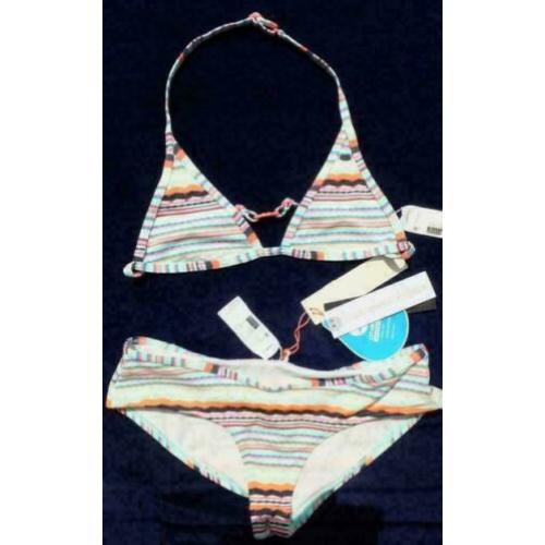 O'NEILL lichtblauw met zoete kleurtjes bikini mt 176