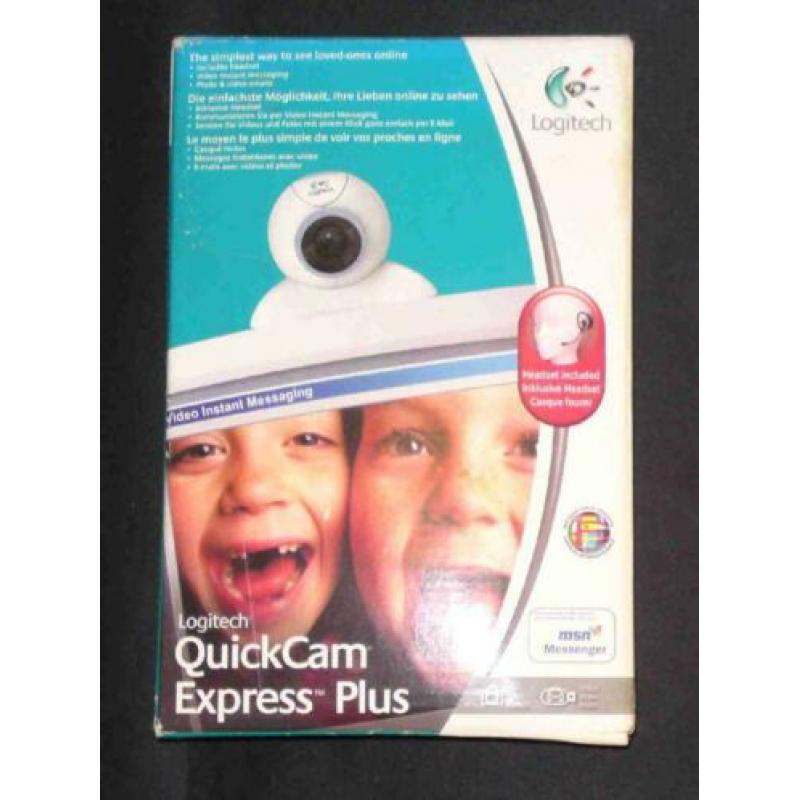 Webcam ! Logitech Quick cam ! Nieuw in doos !