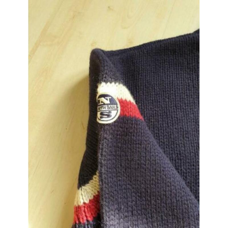 Prachtige trui zonder draag sporen. 100% wol. NORTH SAILS
