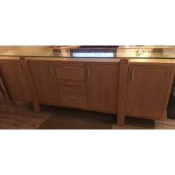 Vitrinekast + dressoir