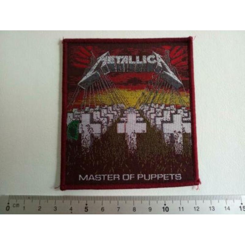 Metallica echte officiele 1988 master of puppets patch 186