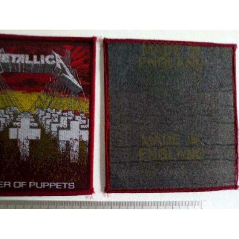 Metallica echte officiele 1988 master of puppets patch 186