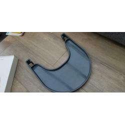 Stokke tripp trapp tray playtray blad grijs met doos