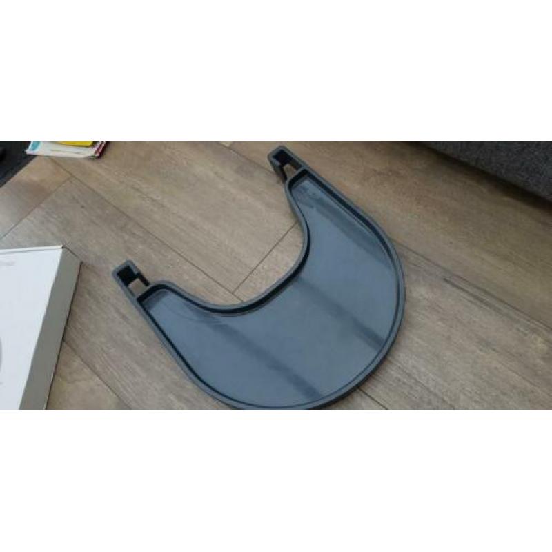 Stokke tripp trapp tray playtray blad grijs met doos