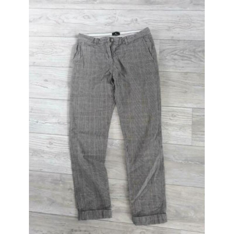 Geruite Maison Scotch broek maat 28/32 Dames maat 38