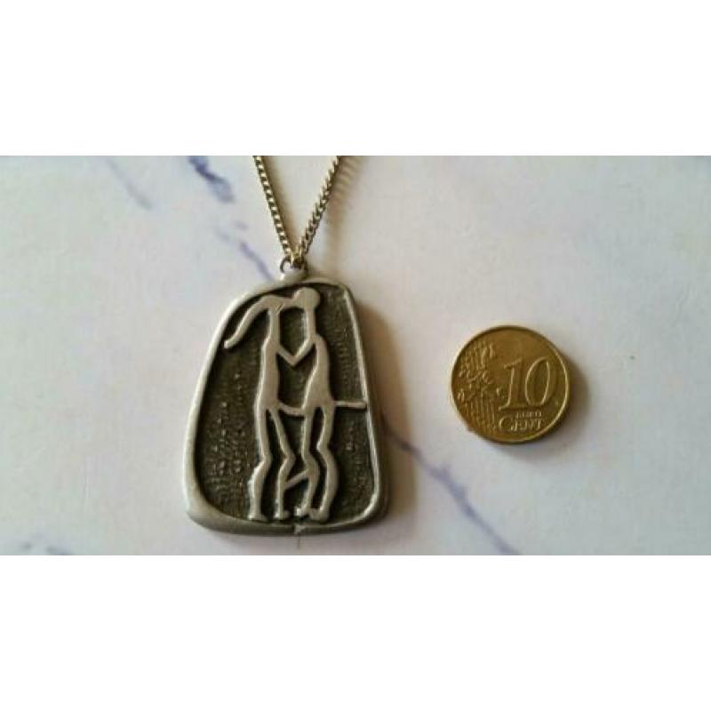 Vintage modernistische ketting, Bent Blomqvist design.