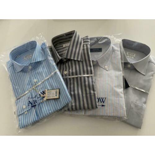 4 x Arrow Dresshirts Maat 40 Regularfit! (gratis verzenden)