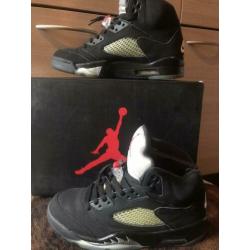 Nike Air Jordan 5 Retro OG Black/Metallic Silver mt 42.