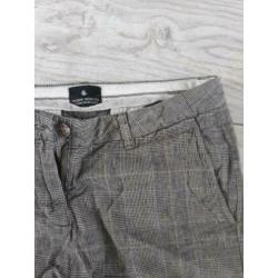 Geruite Maison Scotch broek maat 28/32 Dames maat 38