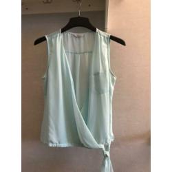 Voiles blouses , kleur mint maat 42