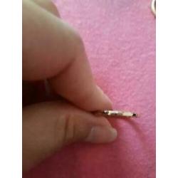 Goudkleurige dummy ring maat 16 bieden