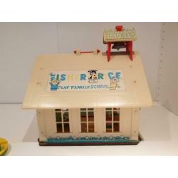 Ficher Price speelschooltje, vintage