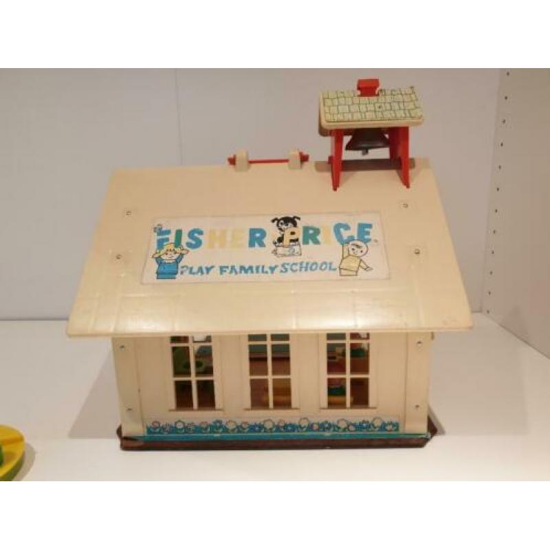 Ficher Price speelschooltje, vintage