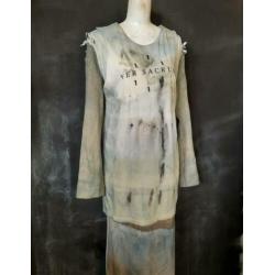 mold effect jurk nieuw annDemeulemeester laagjes handgeverfd