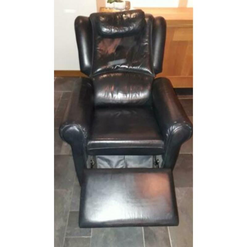 relax stoel geheel leder