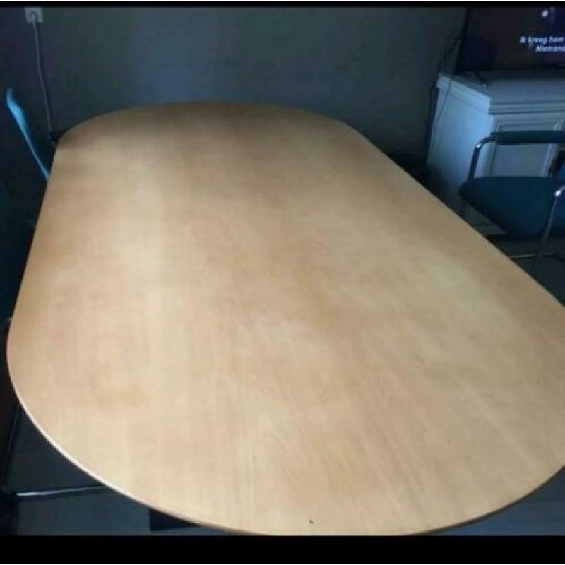 Eettafel vergader tafel