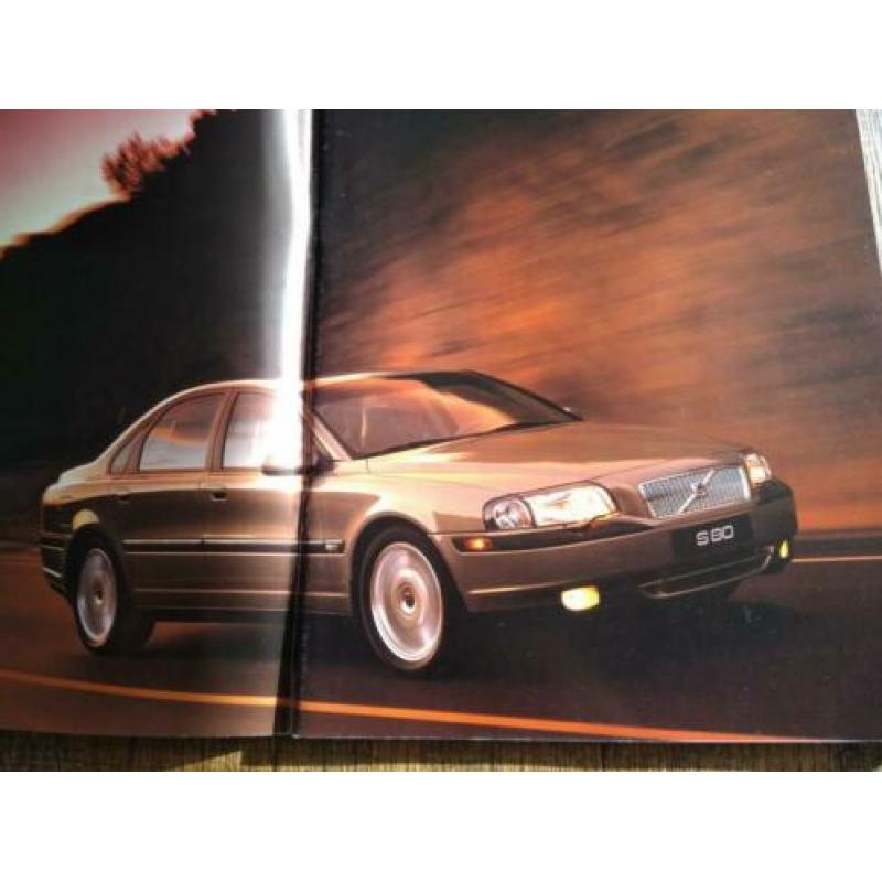 Volvo S80 folder met prijslijst uit 1999