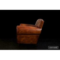 Country Life Style: Art Deco Fauteuils in natuurecht leder