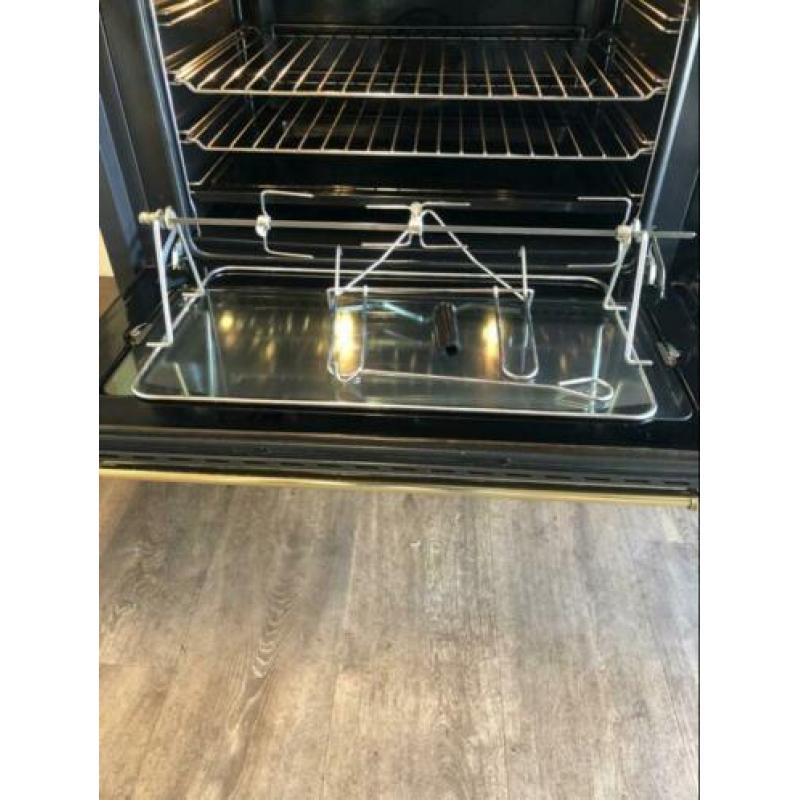 Prachtig Boretti antraciet met messing beslag 120 cm