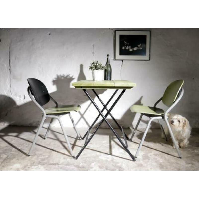 BoHo Stijl Klaptafels Bistro tafels Terrastafels Groen blad