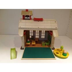 Ficher Price speelschooltje, vintage