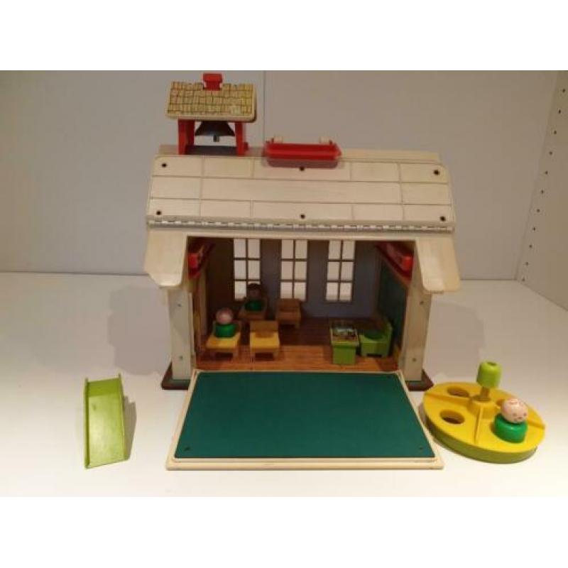 Ficher Price speelschooltje, vintage