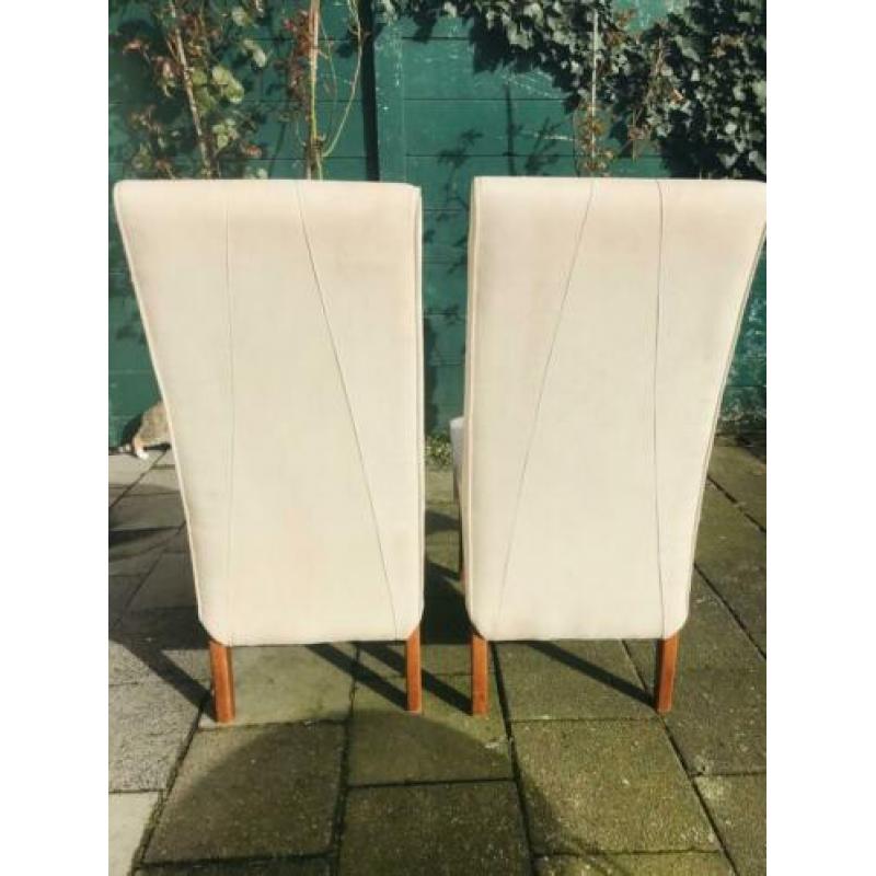 Eettafel stoelen, gebruikt. Voor beide tezamen €10,-