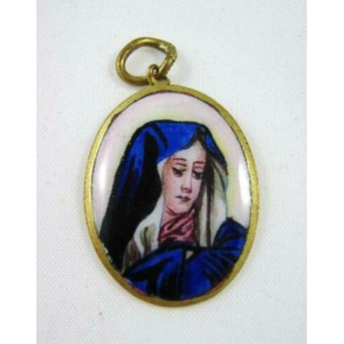 Prachtig hangertje met Madonna / Maria (6917-10)