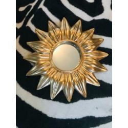 vintage sunburst spiegel Hollywood Regency