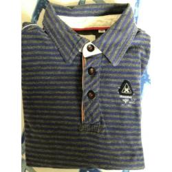 Gaastra trui blauw/grijs:rood
