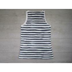 YEZZ Blauw wit gestreept tanktop, mt M