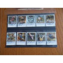 4 sets met vogels (616b)