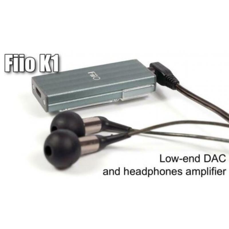 FiiO k1 Dac met otg kabel