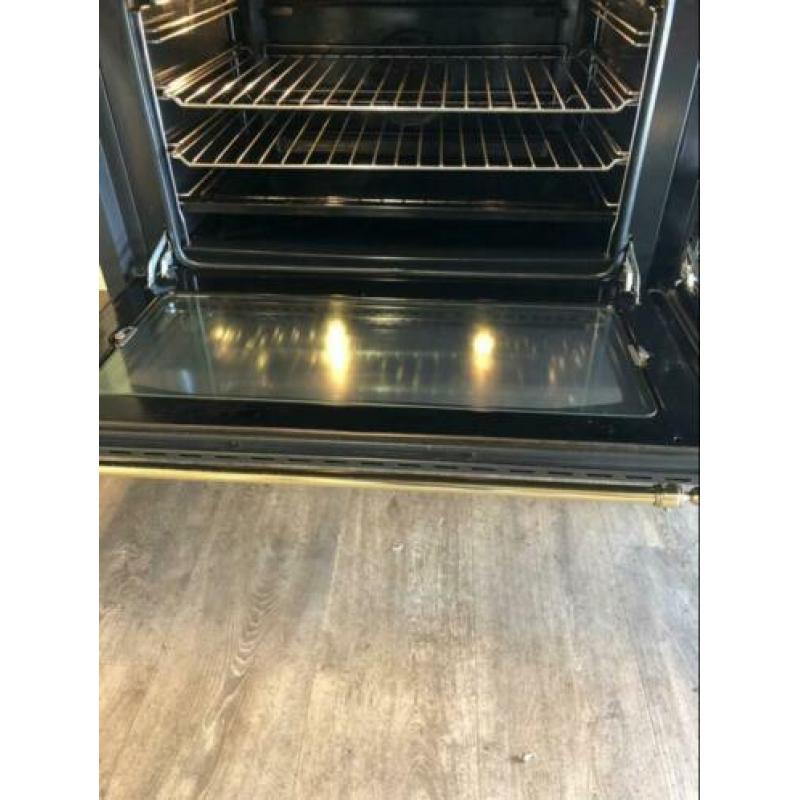 Prachtig Boretti antraciet met messing beslag 120 cm