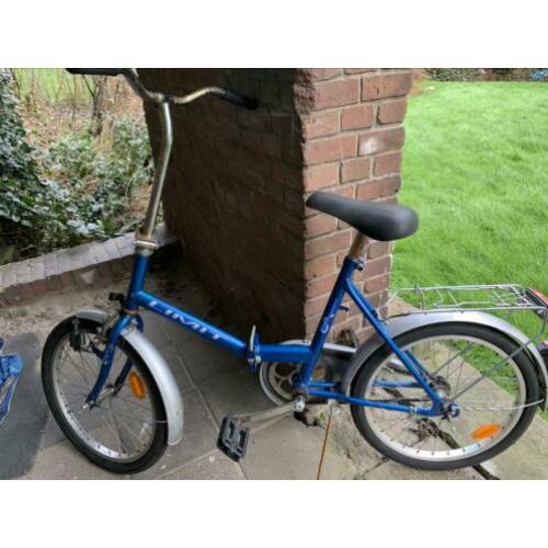 Vouwfiets met terugtraprem ..