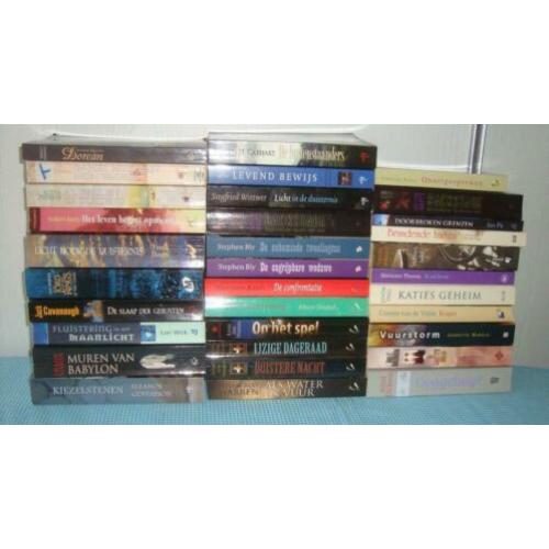 Christelijke romans/ boeken bekende schrijvers 33 stuks