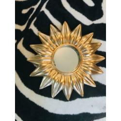 vintage sunburst spiegel Hollywood Regency