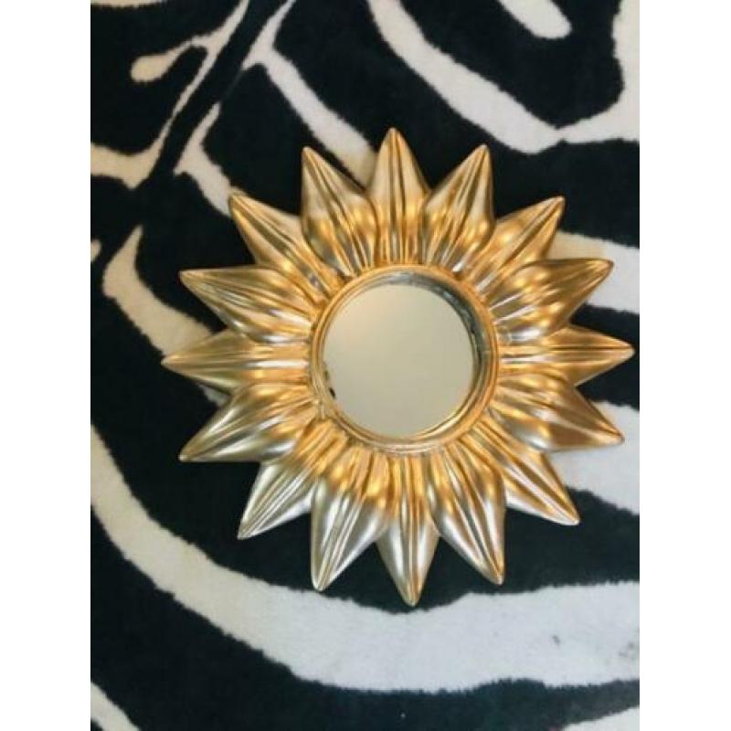 vintage sunburst spiegel Hollywood Regency