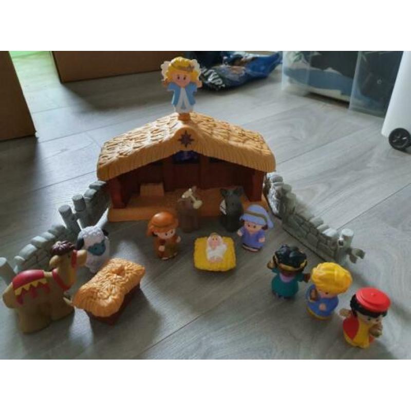Kerststal little people