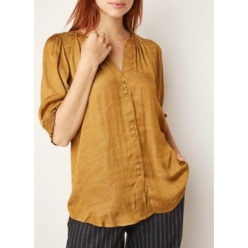 SESSUN prachtige Blouse maat M Huid Coll NIEUW ww 135,--